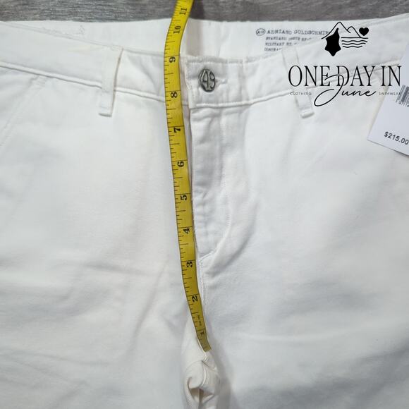 Adriano Goldschmied Ex Boyfriend Khaki Crop Jeans Size 27 (4) - Picture 4 of 6